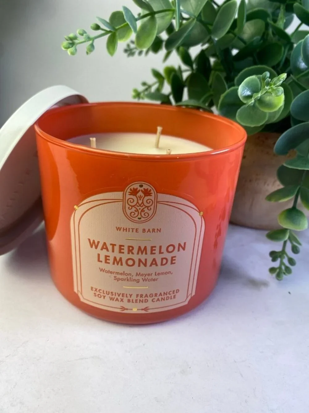 “Watermelon Lemonade” Bath & Body Works NEW 3 Wick Candle